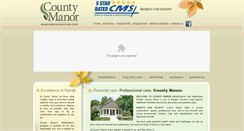 Desktop Screenshot of countymanor.com